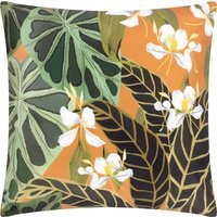 Kali Leaves Exotic Outdoor Filled Cushion - Multicolour