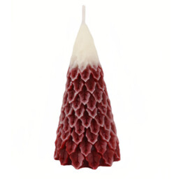 Scented Christmas Tree Candle - Red - thumbnail 3
