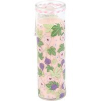 Fig Tree Print Vanilla Fig Tube Candle Fragrance Decor - Green