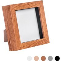 "4x4"" 3D Box Photo Frame - Brown" - thumbnail 1