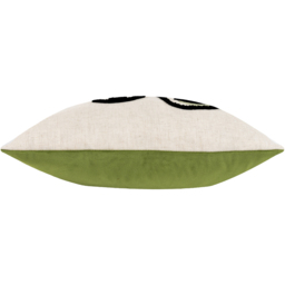 Cleo Linear Woven Cushion - Pink/Green / 80 Polyester 20 Feather - thumbnail 4