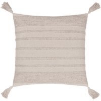 Larch Woven Cushion - Stone / 80 Feather 20 Polyester