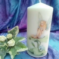 Fairy Pillar Candle  - Pillar Candle Fairy 1 / Fairy 1
