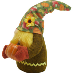 Halloween Pumpkin Harvest GONK Gnome Decoration - Multicolour - thumbnail 3