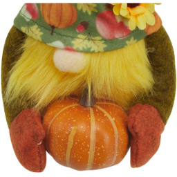Halloween Pumpkin Harvest GONK Gnome Decoration - Multicolour - thumbnail 5