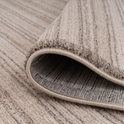Natural Simple Linear Striped Living Area Rug - Beige / 230 x 160cm - thumbnail 4