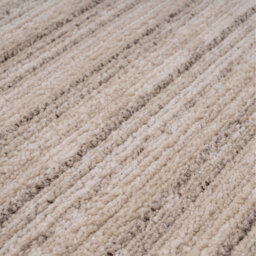 Natural Simple Linear Striped Living Area Rug - Beige / 230 x 160cm - thumbnail 5