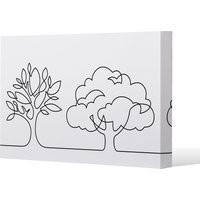 line drawing of trees Canvas Print - White / 91cm / 61cm - image 1
