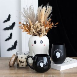 Spooky Ghost Stemless Glass Keep Your Spirits - Black - thumbnail 2