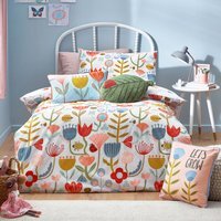 Little Nature Floral Duvet Cover Set - Multicolour / Junior