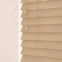 Wooden Venetian Blinds With Strings - Fawn Oak / 40cm