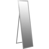 Square Full-Length Mirror - 137cm x 35.5cm - Silver