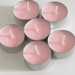 10pk Scented Tea Lights Candles - Pink - thumbnail 4