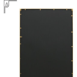 Wenestra Contemporary Wall Leaner Mirror - Gold / 85cm / 180cm - thumbnail 5