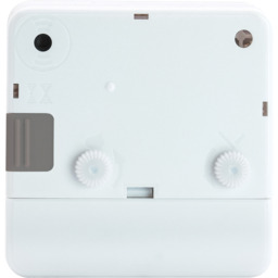 Ingot Analogue Alarm Clock White - White - thumbnail 3