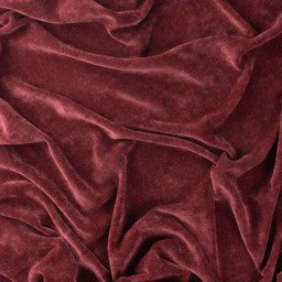 Heavy Chenille Velvet Throw - Beetroot / 200cm - thumbnail 4