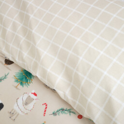 Christmas Farm Duvet Set - Natural / Single - thumbnail 4