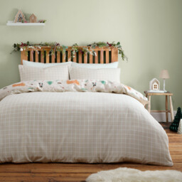 Christmas Farm Duvet Set - Natural / Single - thumbnail 2