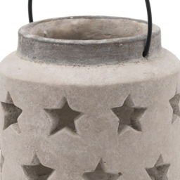 Bloomville Stone Star Lantern Chic Lighting - Stone - thumbnail 2