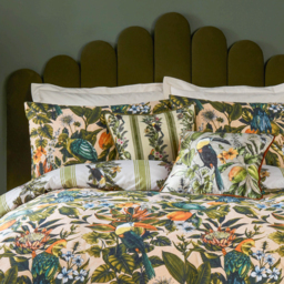 Leilani Printed Floral  Duvet Cover Set - Mutli / Single - thumbnail 4