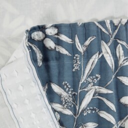 Aviary Pencil Pleat Curtains - Blue / 229cm - thumbnail 3