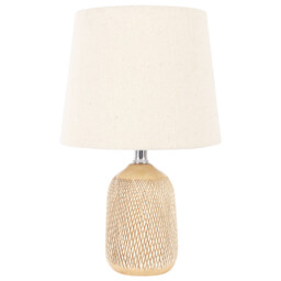 Alva Etched Table Lamp - Cream - thumbnail 3