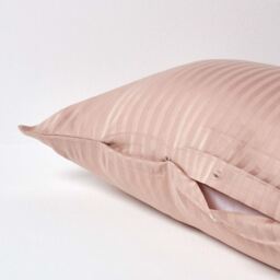 330 Thread Count Egyptian Cotton V Shape Pillowcase - Taupe Beige - thumbnail 3