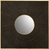 Osaka Wall Mirror - Brown