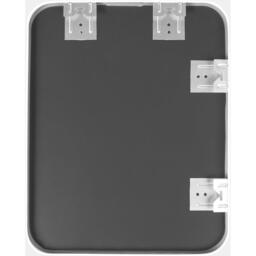 Metal Bathroom Wall Mirror - White - thumbnail 5