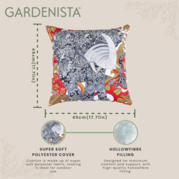Printed Outdoor Scatter Cushion Garden Furniture Decorative Pillows  - Elephant / 2 - thumbnail 4