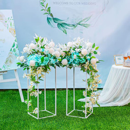 Glamour Golden Flower Stand - White - thumbnail 2