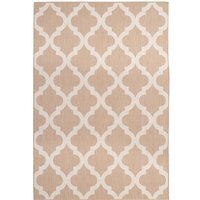 Ecology Collection Moroccon Outdoor Rug - Beige / 200cm - thumbnail 1