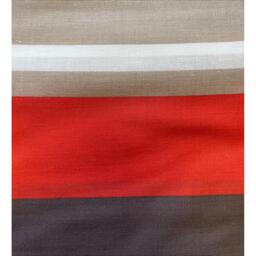 Carter Brown Striped Duvet Cover Set Modern Bedding - Brown / Superking - thumbnail 2