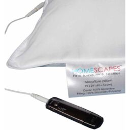 Homescapes Super Microfibre Music Pillow With Speaker Medium-Firm - White - thumbnail 5