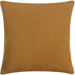 Kalho Velvet Jacquard Cushion - Ochre - thumbnail 2