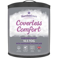 Slumberdown Coverless Comfort Embossed Waffle 4.5 Tog - Grey / Single