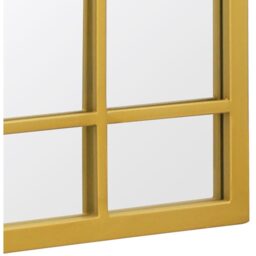 Arcus Window Outdoor Arch Garden Wall Mirror - Gold - thumbnail 5