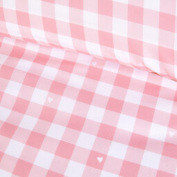 Maisie Check Duvet Set - Pink / Single - thumbnail 4