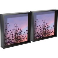 "3D Deep Box Photo Frames - 12 x 12"" - Pack of 5 - Black" - thumbnail 1