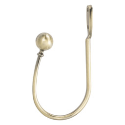 Classic Curtain Holdbacks - Brass - thumbnail 2
