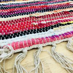 Rag Rug 75x240 cm Multicoloured - Multi - thumbnail 3