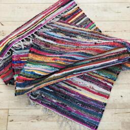 Rag Rug 75x240 cm Multicoloured - Multi - thumbnail 2