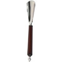 Luxury Leather Handled Shoe-Horn - Chestnut - Chestnut - image 1