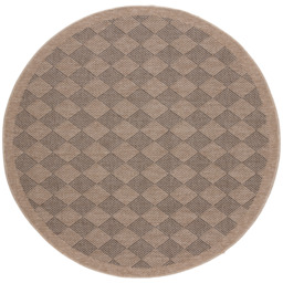 Nature Collection Circle Diamond Outdoor Rug - Dark Grey - thumbnail 2