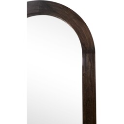 Evie Ridged Arch Lean To Mirror   - Brown - thumbnail 3