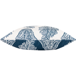 Paisley Fronds Outdoor Cushion Cover - Navy - thumbnail 2