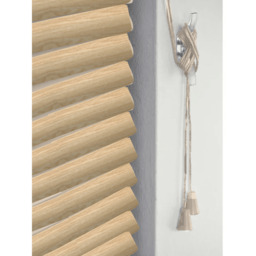 25mm Slats PVC Venetian Blind - Natural / 130cm / 152cm - thumbnail 2