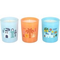 Something Different Scents Of Europe Scented Candle (Pack of 3) - Multicoloured