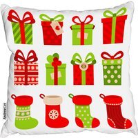 Stylish Set Of Gifts Outdoor Comfy Cushion - Red / 60cm - image 1
