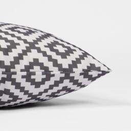Pack Of Geometric Outdoor Cushion Covers - Geo Grey / 4 - thumbnail 4